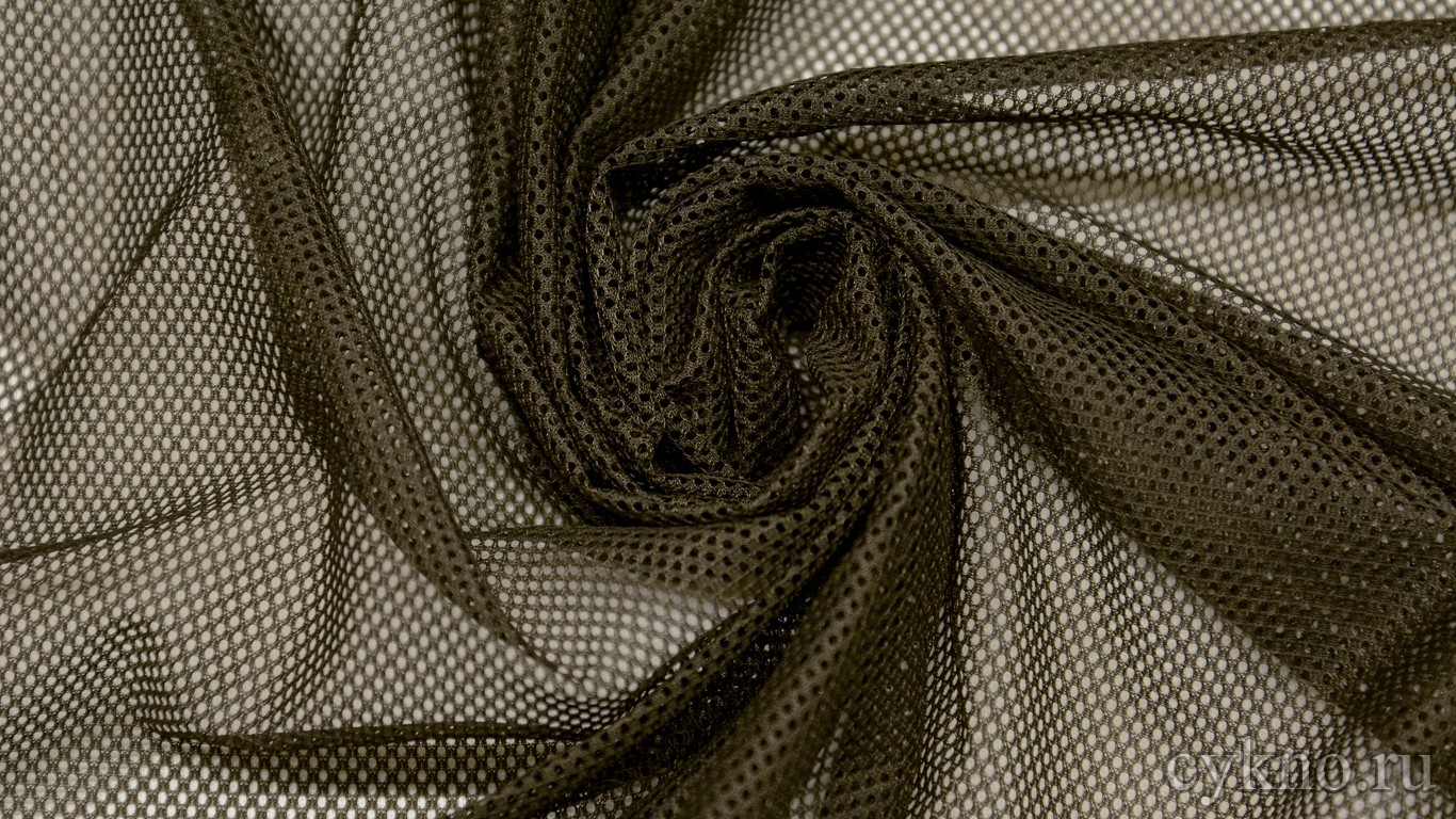 Ткань Сетка-стрейч хаки